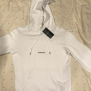 Brand New Saint Laurent White Hoodie